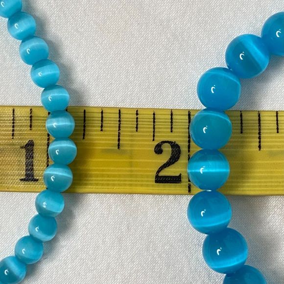 Beaded Stretch Bracelets True Blue Tigers Eye - Picture 7 of 7